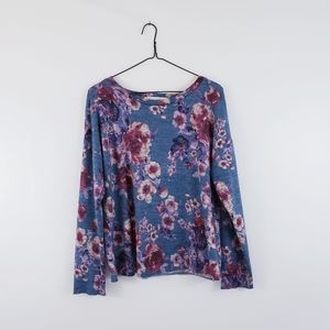 5/$25 Blue Floral Sweater